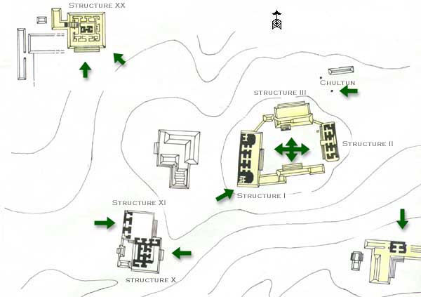 Chicanna map