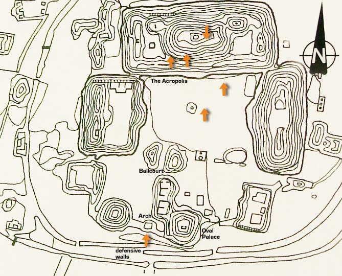 Ek Balam map