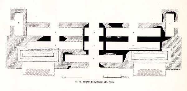 Becan: Diagram of Structure VIII