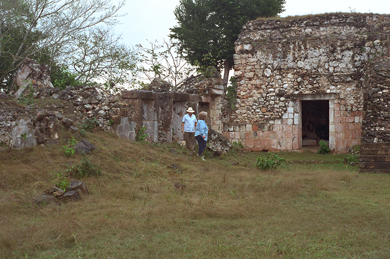 The western extension of the palace is mostly in ruin