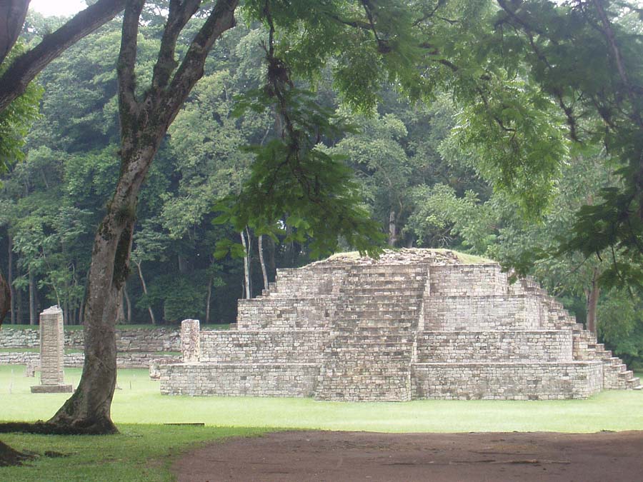 Structure 4, the Radial Pyramid, Copan Great Plaza
