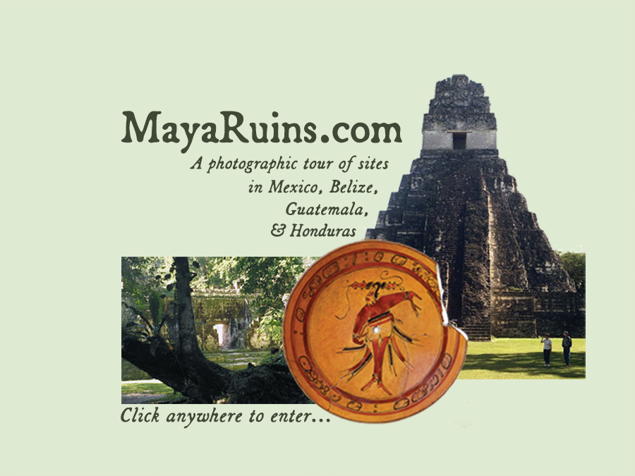 Clickable MayaRuins.com homepage graphic