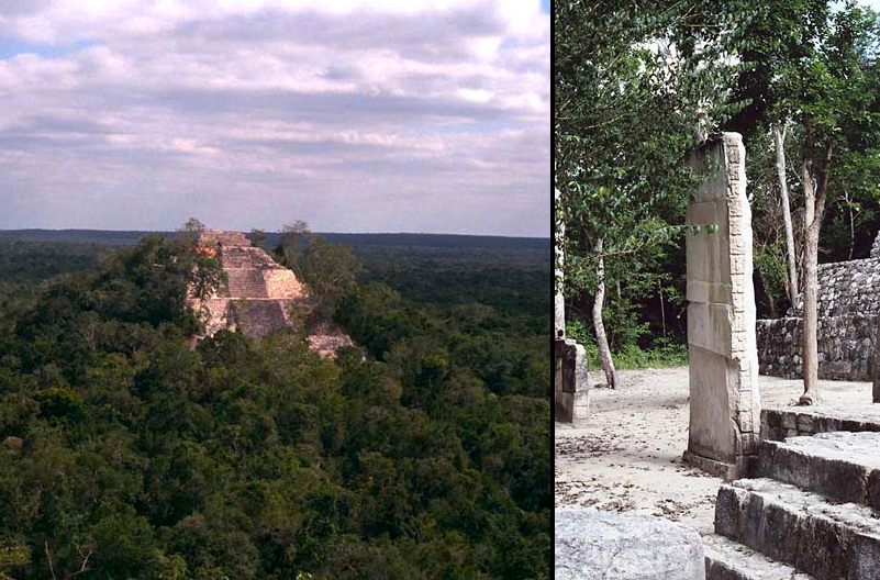 Structure I, Calakmul and its looted stelae
