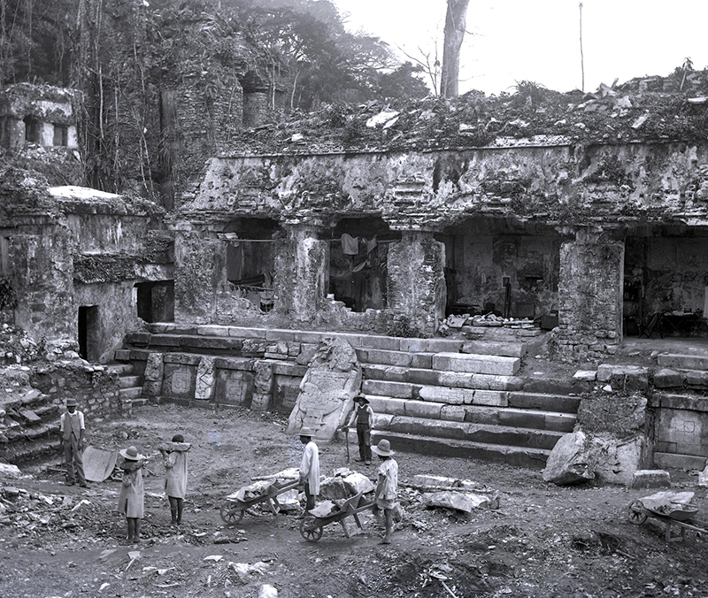 Maudslay’s 1890 photo of House C