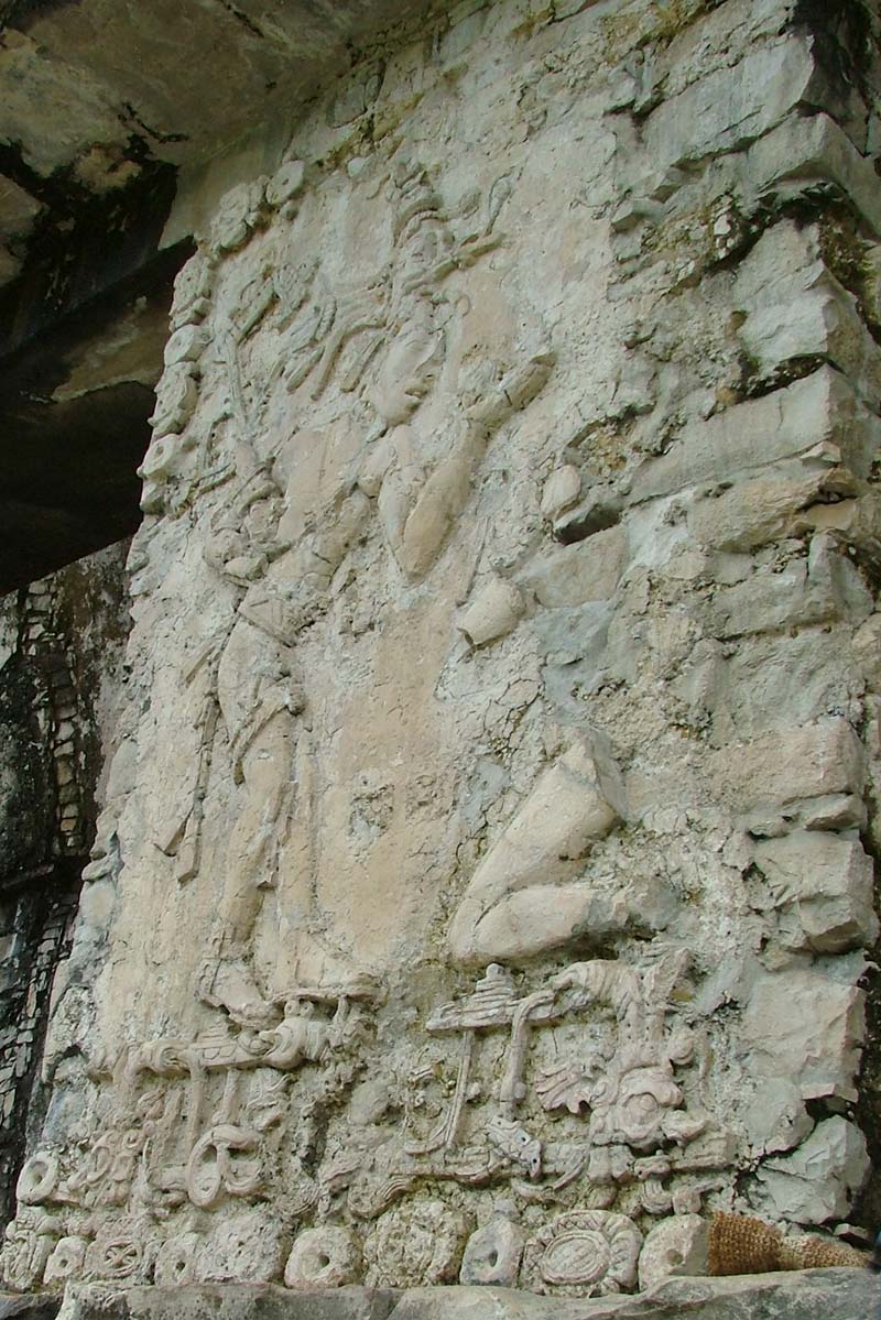 Pier C of House D of the Palace of Palenque
