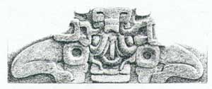 Tikal Str 5D-33-2nd architectural detail