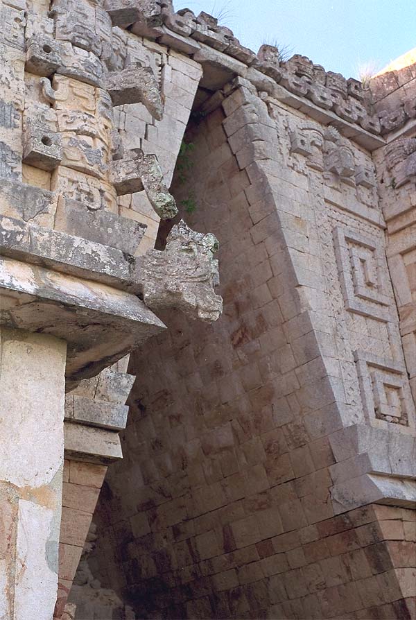 Uxmal, Photo of detail, House of Governor